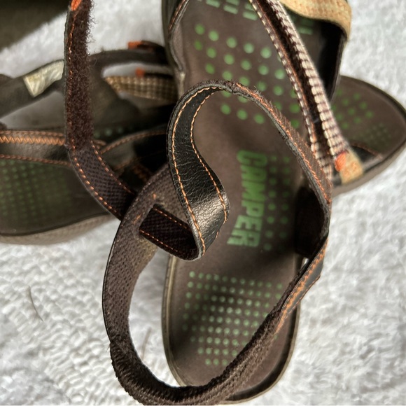 Camper strap sandals, adjustable toe and ankle straps.. Sz runs about 8.5. - Picture 2 of 6